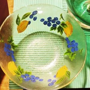 Glass Salad Bowl or Deco
